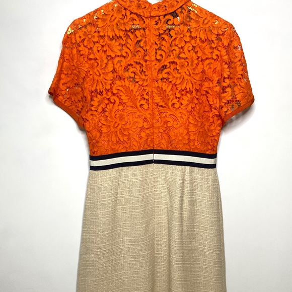 Gucci Classic Lace Dress Orange/Ochre SIZE 42 NWT - Picture 9 of 12